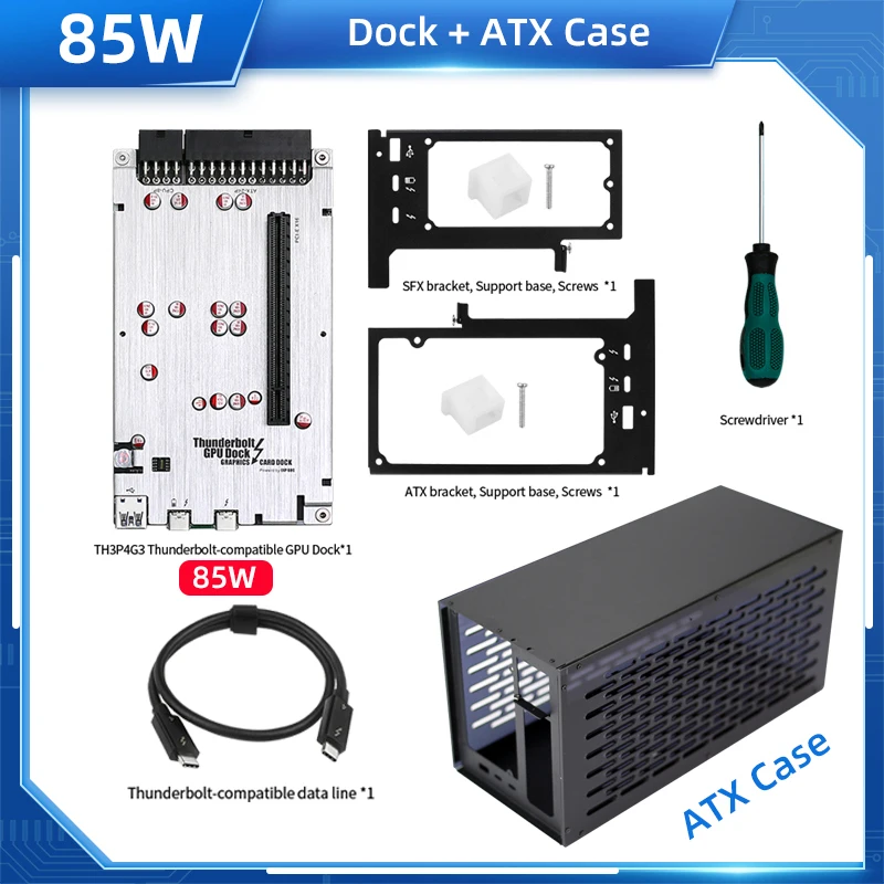 拡張カード TH3P4G4 Thunderbolt External GPU Dock TH3P4G3 Thunderbolt-compatible GPU Dock PCI-E X16 Laptop to