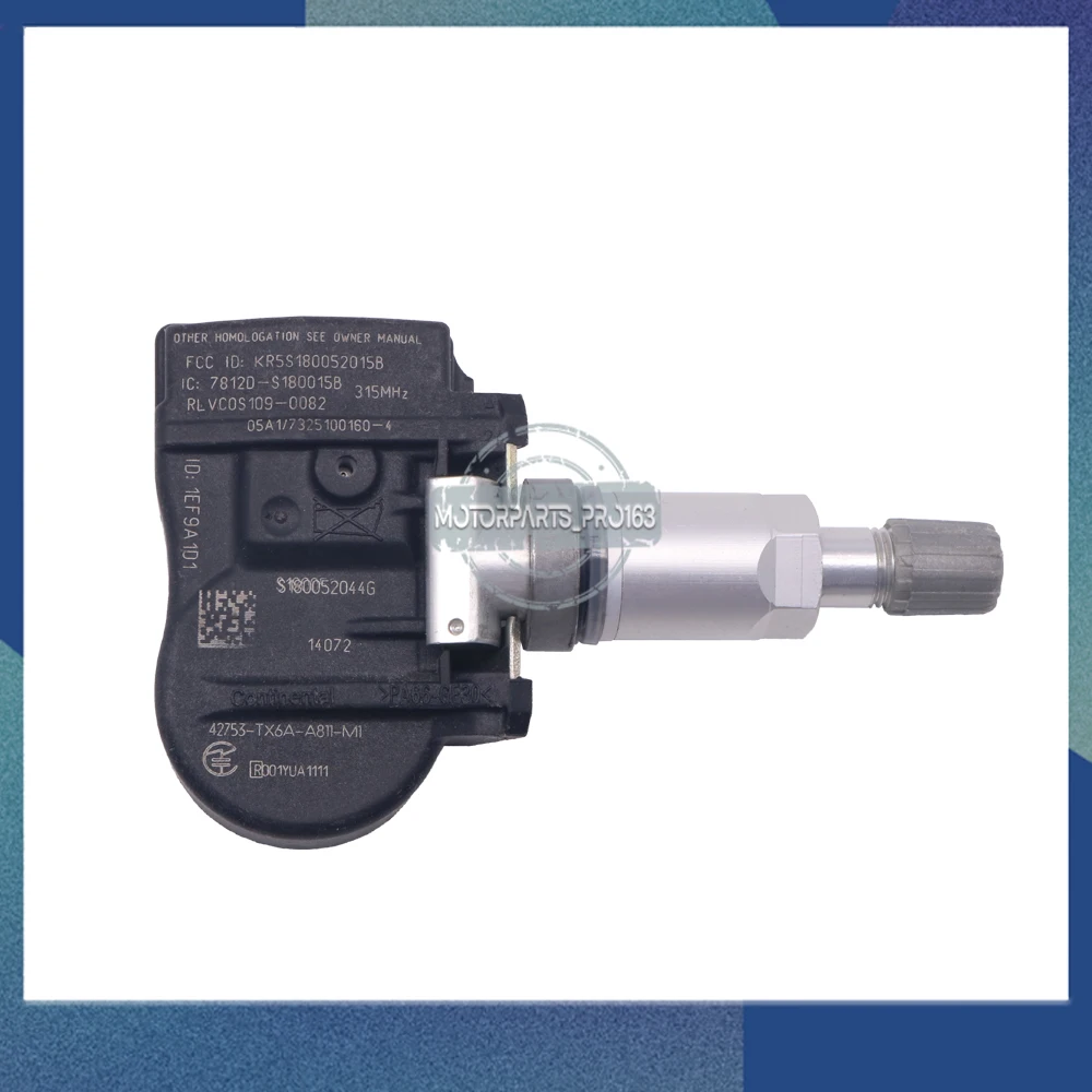 Ÿ̾ з ͸ , ȥ ť 42753-TX6A-A81 42753TX6AA81 42753-TX6A-A811-M1, 315 MHz TPMS, 4 