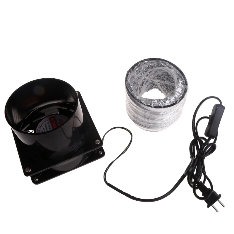 

50JC High-Power Exhaust Hose Fan with Aluminum Ducting AC220-240V 50/60Hz Input Ventilator Fan for Bathroom,Kitchen,