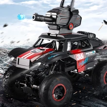 

2.4G 4WD RC Car Remote Control Tank Water Bomb Launch Gesture Induction Stunt Climbing Bigfoot Off-road Vehicle Children's Toy