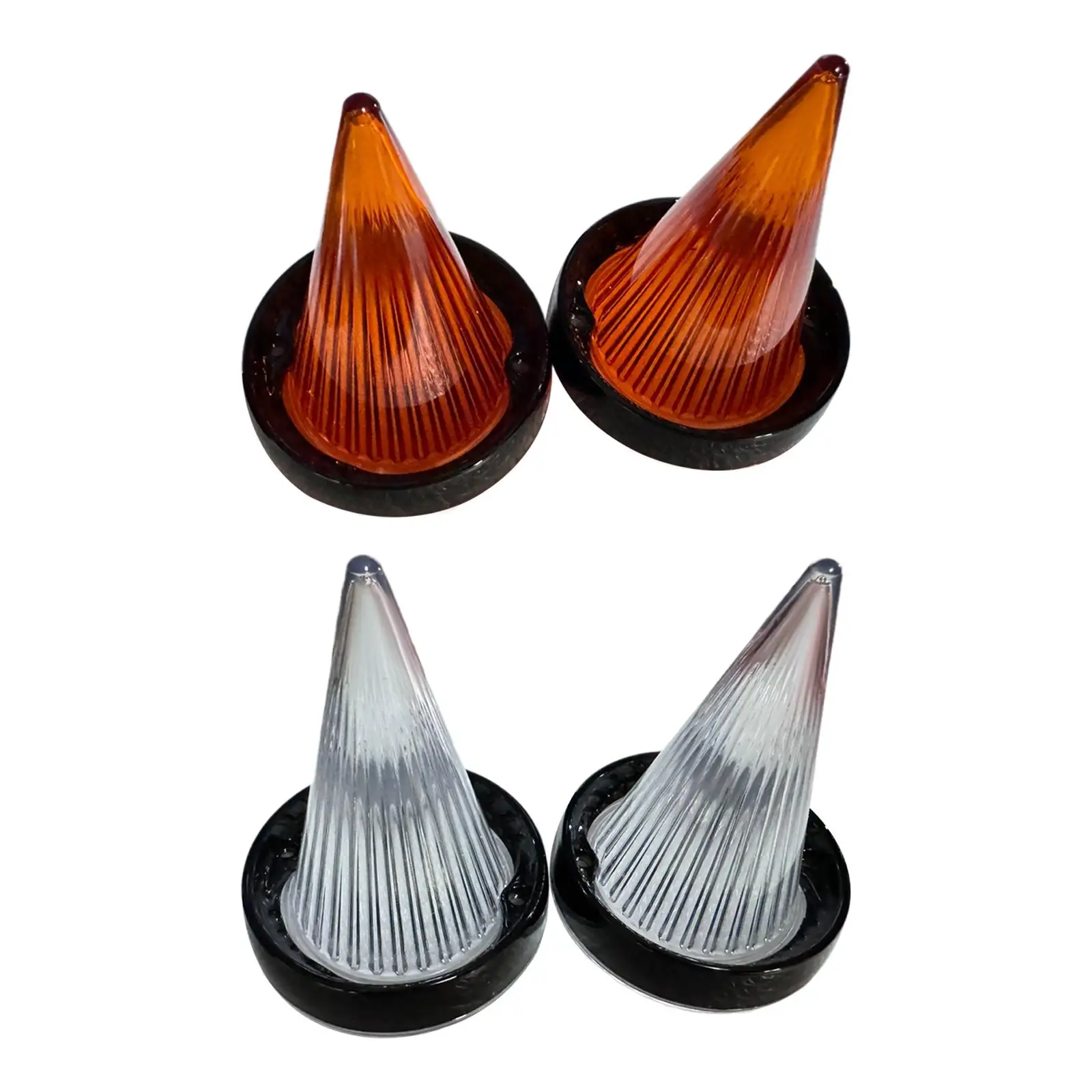 

2 Pieces Turn Signal Light Lens Cover Lampshade for Electra Glide 86-21