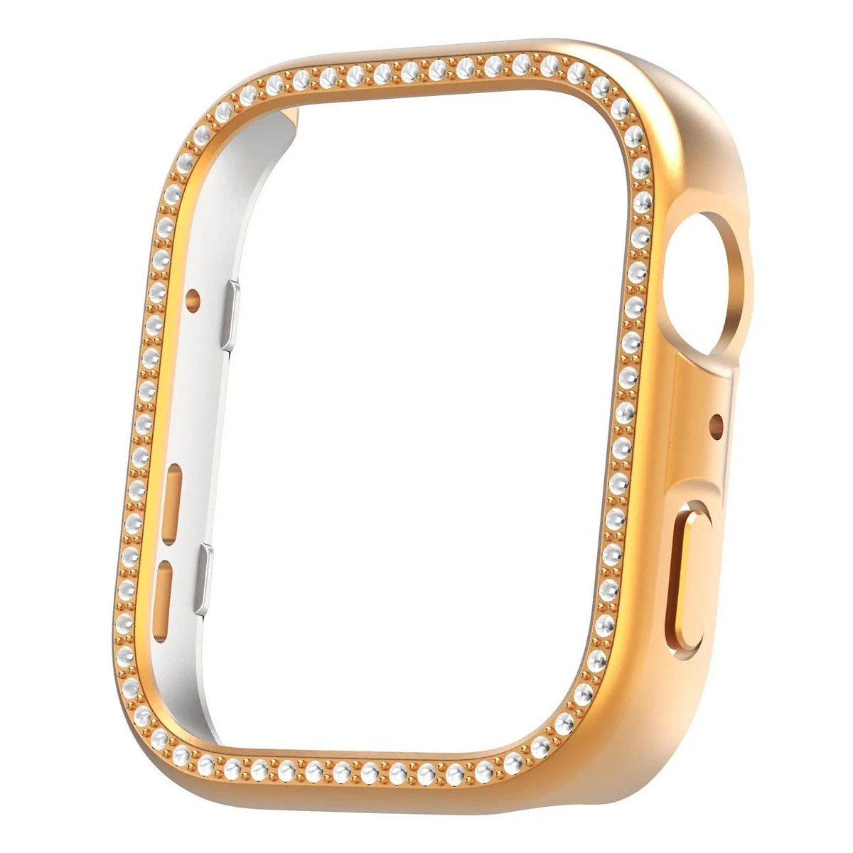 Diamond-Embellished All-Around Protective Watch Bumper Cover