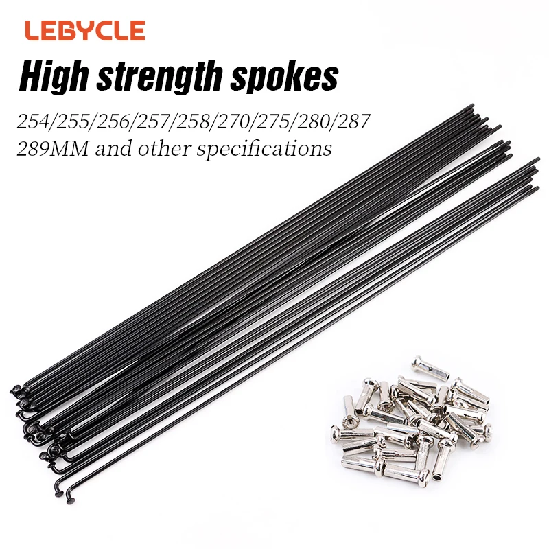 Bicycle Spokes 304 Stainless Steel Spokes 14G 29 Spoke Cap Mountain Road Bike LEBYCLE
