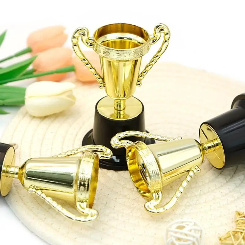 1/3/5Pcs 황금 밀 이삭 디자인 트로피 메달 경쟁 상금 컵 어린이 우승자 장난감 선물