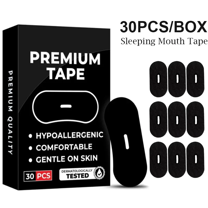 Gentle Sleep Breath Strips - Anti-Snoring Mouth Tape for Restful Nights at Home or Travel