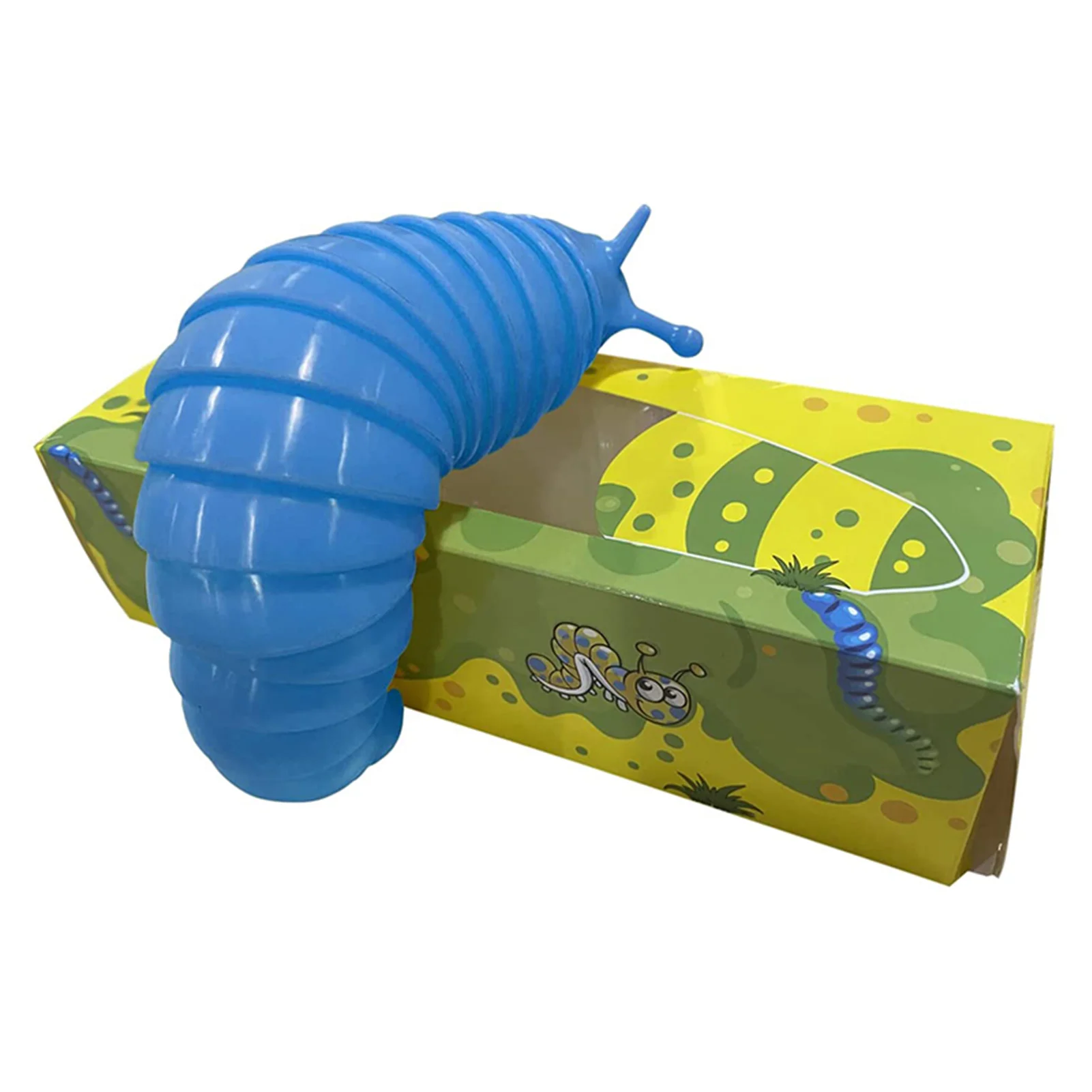 Dropship Fidget Slug; Articulated Sensory Slug Toy Makes Relaxing