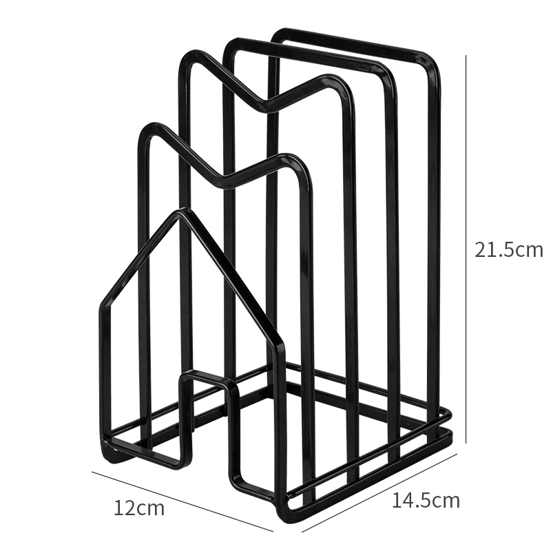Kitchen Cabinet Organizers for Pots Pans Expandable Stainless Steel Pot Lid Storage Rack Cutting Board Drying Cookware Shelf 6