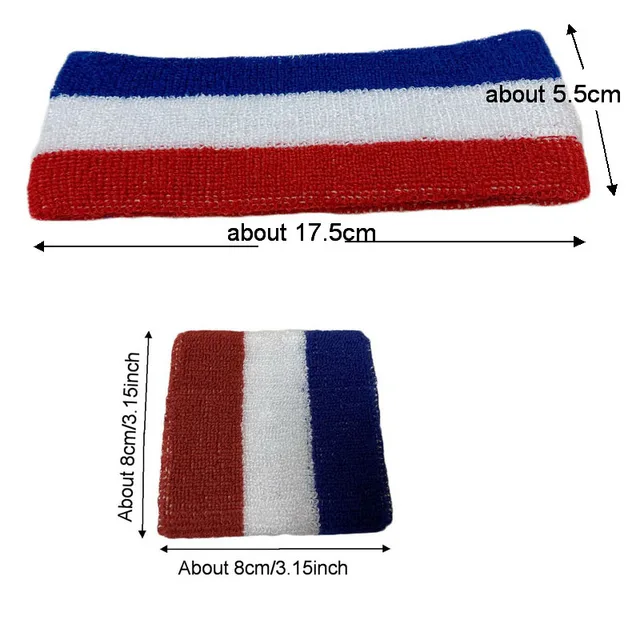Tennis Wristbands Sport Headband For Men Women Towel Sweat Bands Basketball Yoga Gym Running Volleyball Wrist Wrap Sweatband 5