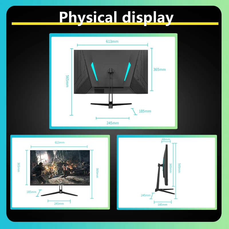 PC Ϳ ̹ 165Hz ,  ð QHD 2560*1440 IPS , 2k 165Hz HDMI/DP LCD HDR400, 32 ġ, 2k 165Hz, 1ms