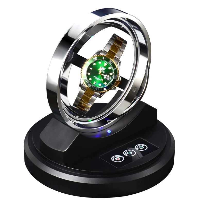 Metal Luxury Watch Winder Box Automatic Watch Winders Display Case