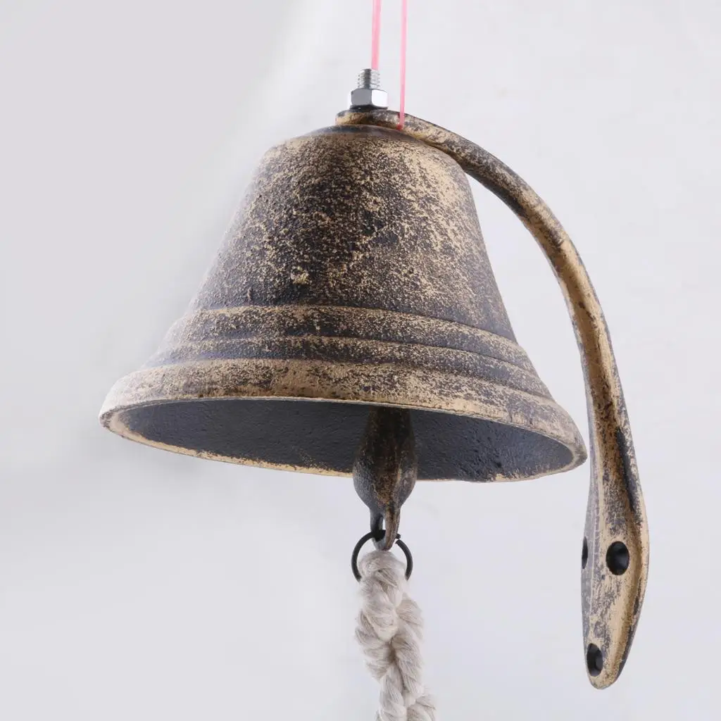

Metal Cast Iron Door Bell Wall Mounted Traditional Doorbell Shop Decoration