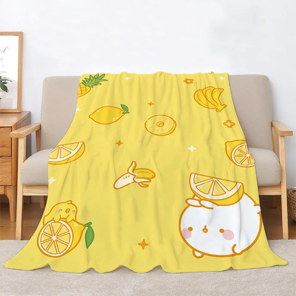 Molang Sofa Blankets for Decorative Sofa Custom Blanket Throw Beach Towel Fluffy Soft Blankets King Size Thin Wadding Blanket 3