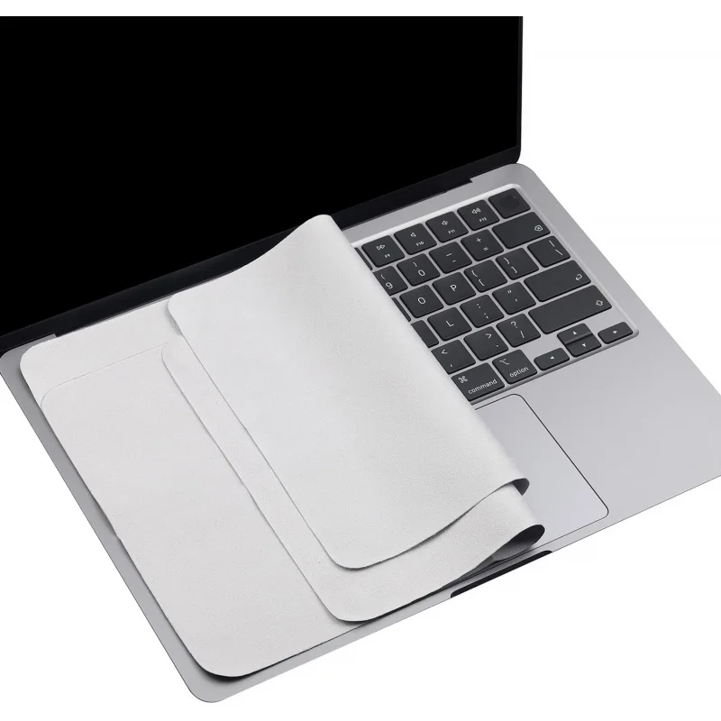 Microfiber Screen and Keyboard Cleaning Cloth with Imprint Protection