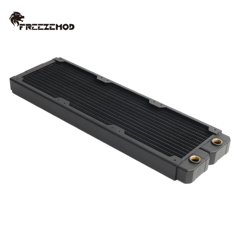 Zemod Radiador de Cobre com Refrigeração por Água 14 Tubo Plano de Camada Única Barbatana de Cobre para Ventilador de 12cm para Cpu Dissipador de Calor Embutido Ventiladores e resfriadores - Imagem 3