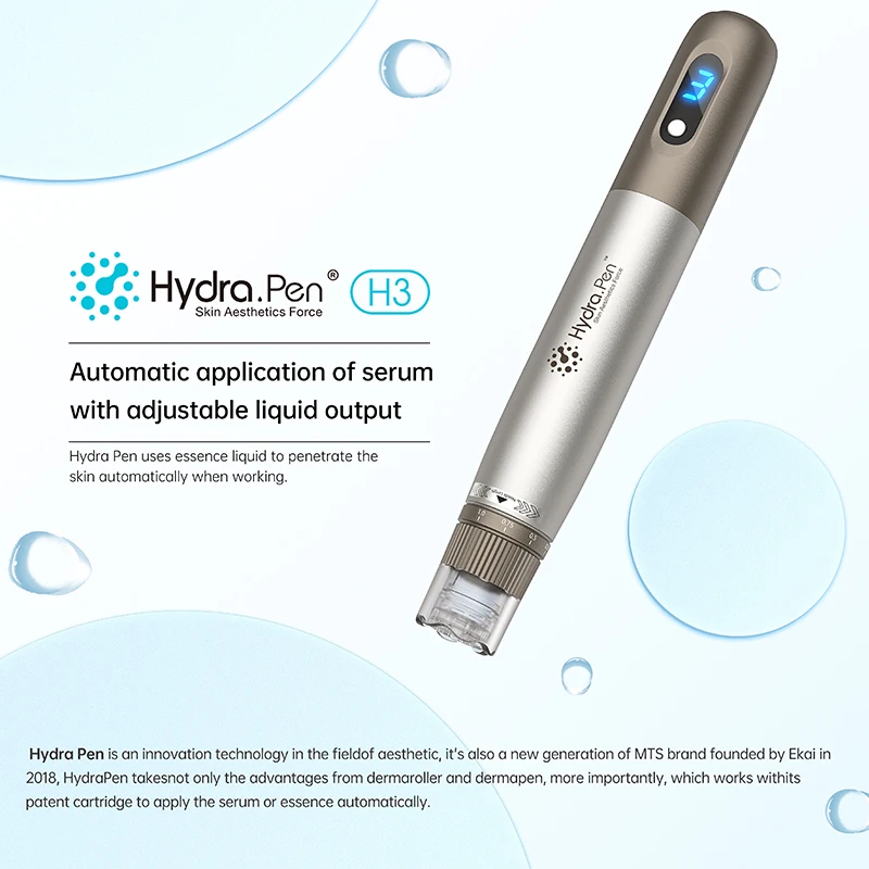 Dr.pen Hydra.Pen H3 Derma Pen Wireless Electric Dermapen Microneedling For Skin Care Beauty Device With 32pcs Needle Cartridges