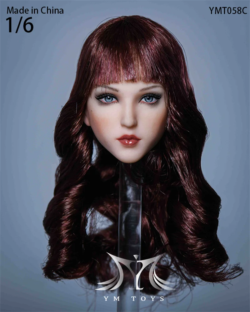 

Модель Headsculpt YMT058 в масштабе 1:6, длинная плетеная тесьма/длинные коричневые волосы, красивая девушка для 12-дюймовой экшн-фигурки, женская игрушка для тела, подарок