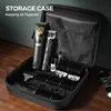 GLAKER Cordless Hair Clipper Kit – Hair Trimmer for Men, Sharp Blades, LED Display, 15 Guide Combs, Travel Case, and Storage 4