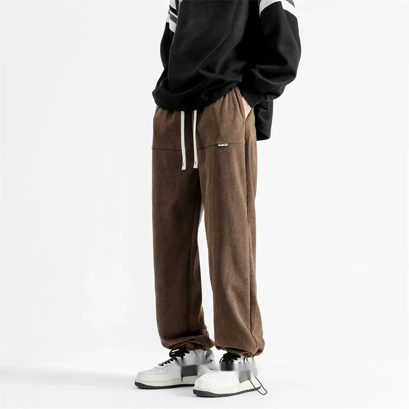 Casual leggings for men's spring and autumn loose pants, trendy and versatile