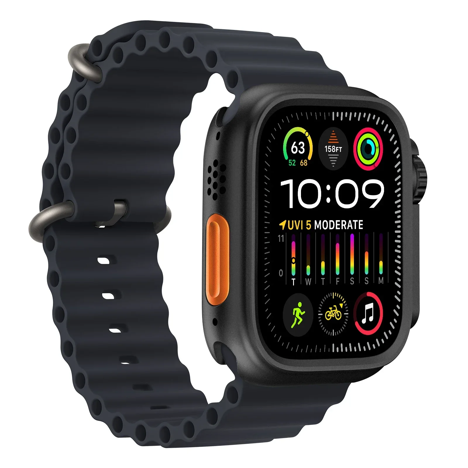 Zinc Alloy Protective Shell for Apple Watch - Premium Design Cover