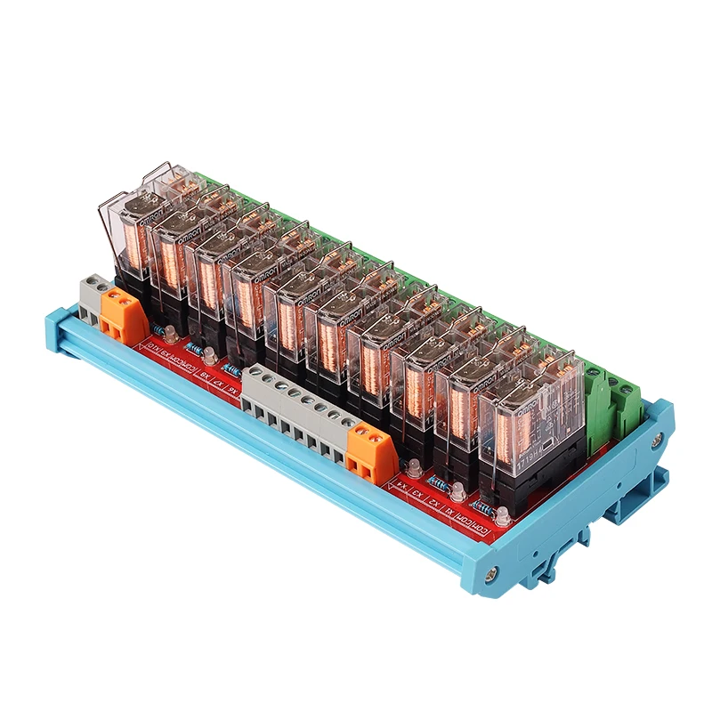 

10-Channel 2NO 2NC Relay Module DC 12V/24V 5A With G2R-2 Compatible with NPN/PNP for PLC