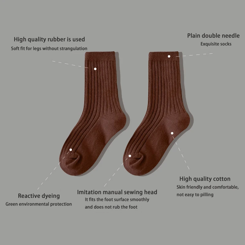 Korean Style Candy Color Children Socks For Kids Winter Warm Cotton Solid Baby Sock Cute Jacquard Weave Boy Girl Sock New 1-12Y cotton socks children socks