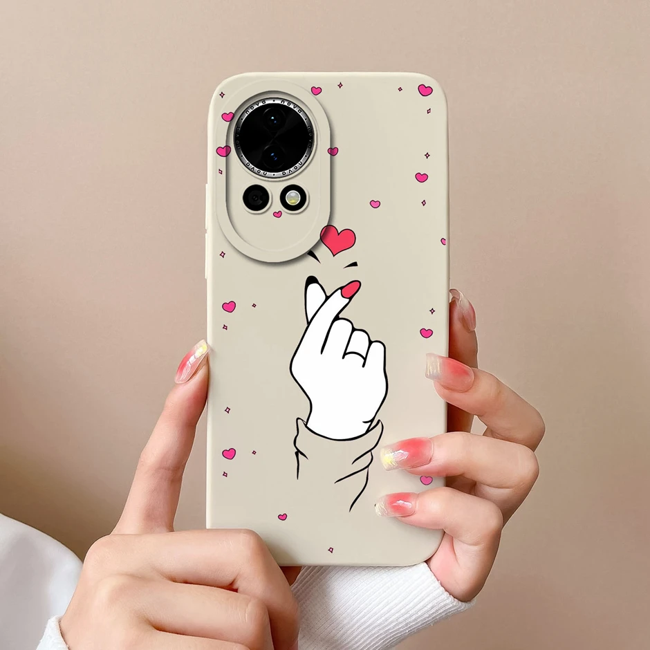 Cute Funny Expression Liquid Silicone Shockproof Phone Case Cover