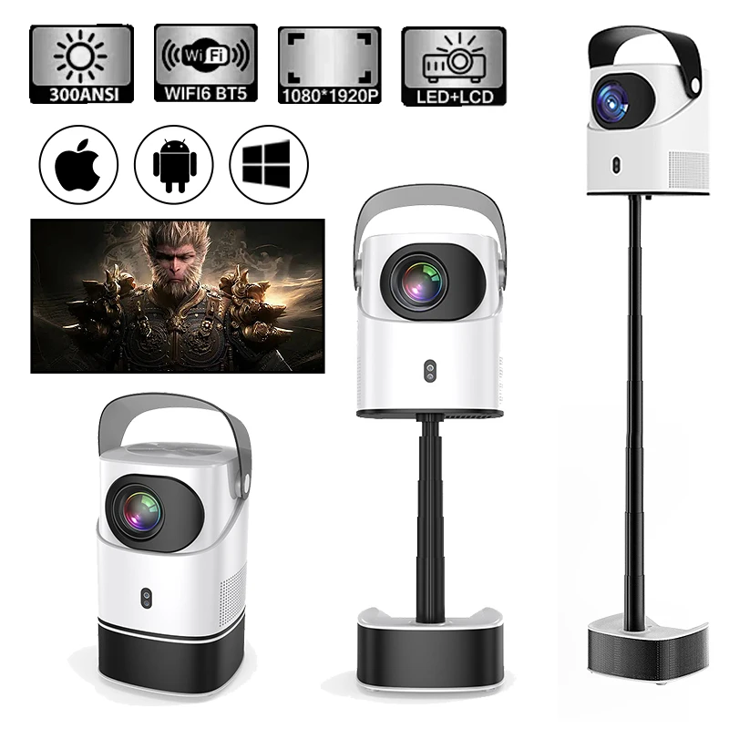 TS-2 home theater wifi projector 240 ANSI portable wifi 4K LCD projector theater wifi projector