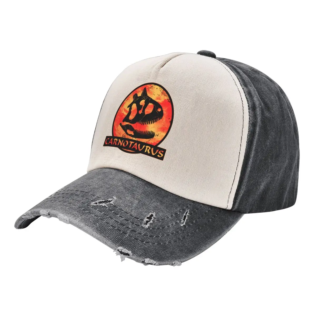 

Carnotaurus fossil skull Baseball Cap Custom Cap derby hat Male Women's