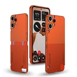 Sleek Magnetic Phone Case with Enhanced Camera Protection for Nothing CMF Phone 2 Pro (Orange Red)