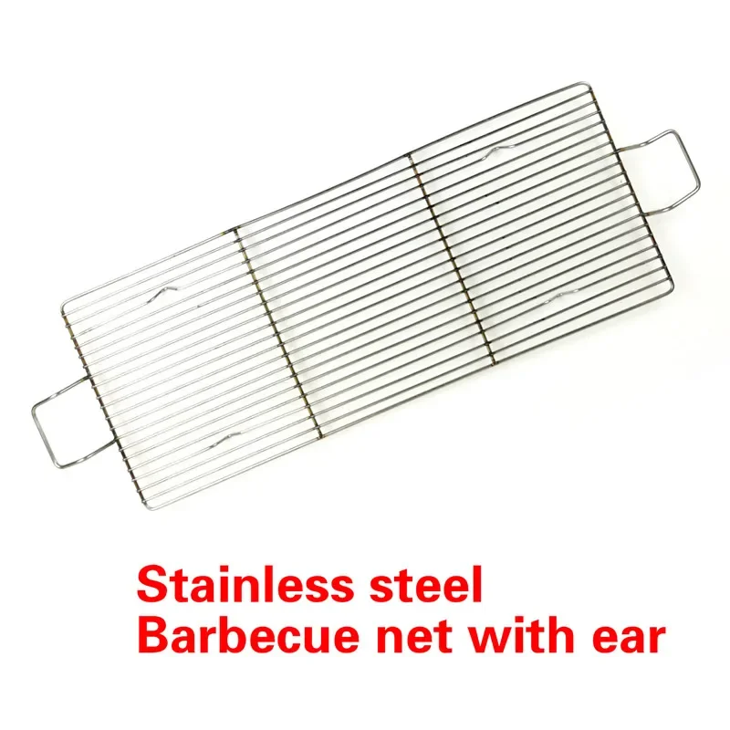 304 Stainless Steel Barbecue Net Fruit And Vegetable Drain Rack Cinnamon Rolls Bacon Grilled Meat Picnic Net Ust Resistant Healt