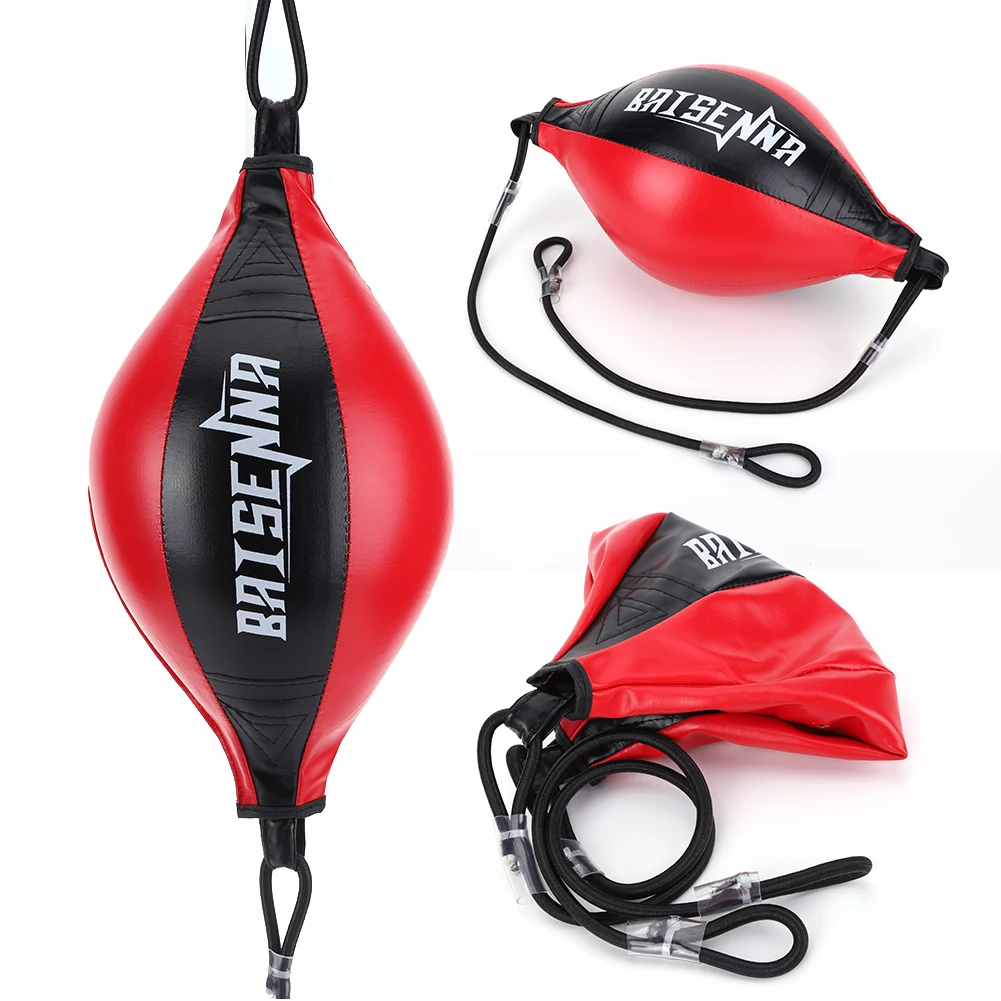 Boxing Punching Bag PU Leather Musculation Training Sandbag Muay Thai Boxing Ball Gym Fitness