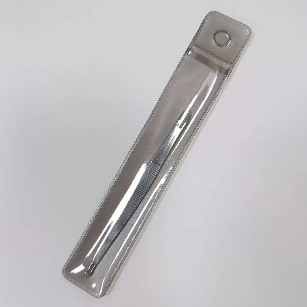 Durable Stainless Steel Blackhead Extruder Dual-head Curved Blackhead Remover High Hard Blackhead Extractor Face Skin Care