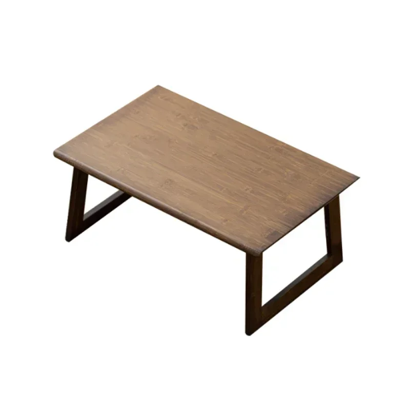 Walnut Colored Floating Window Bed Computer Study Table Tatami Wooden Small Coffeetable Low Ground Desk, Home Furniture, Promoti