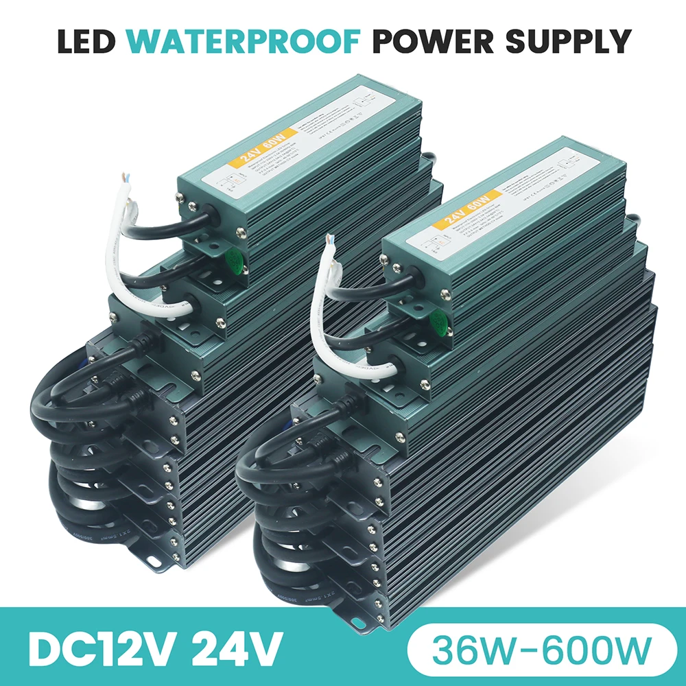 High-Performance Waterproof LED Power Supply with Voltage Conversion