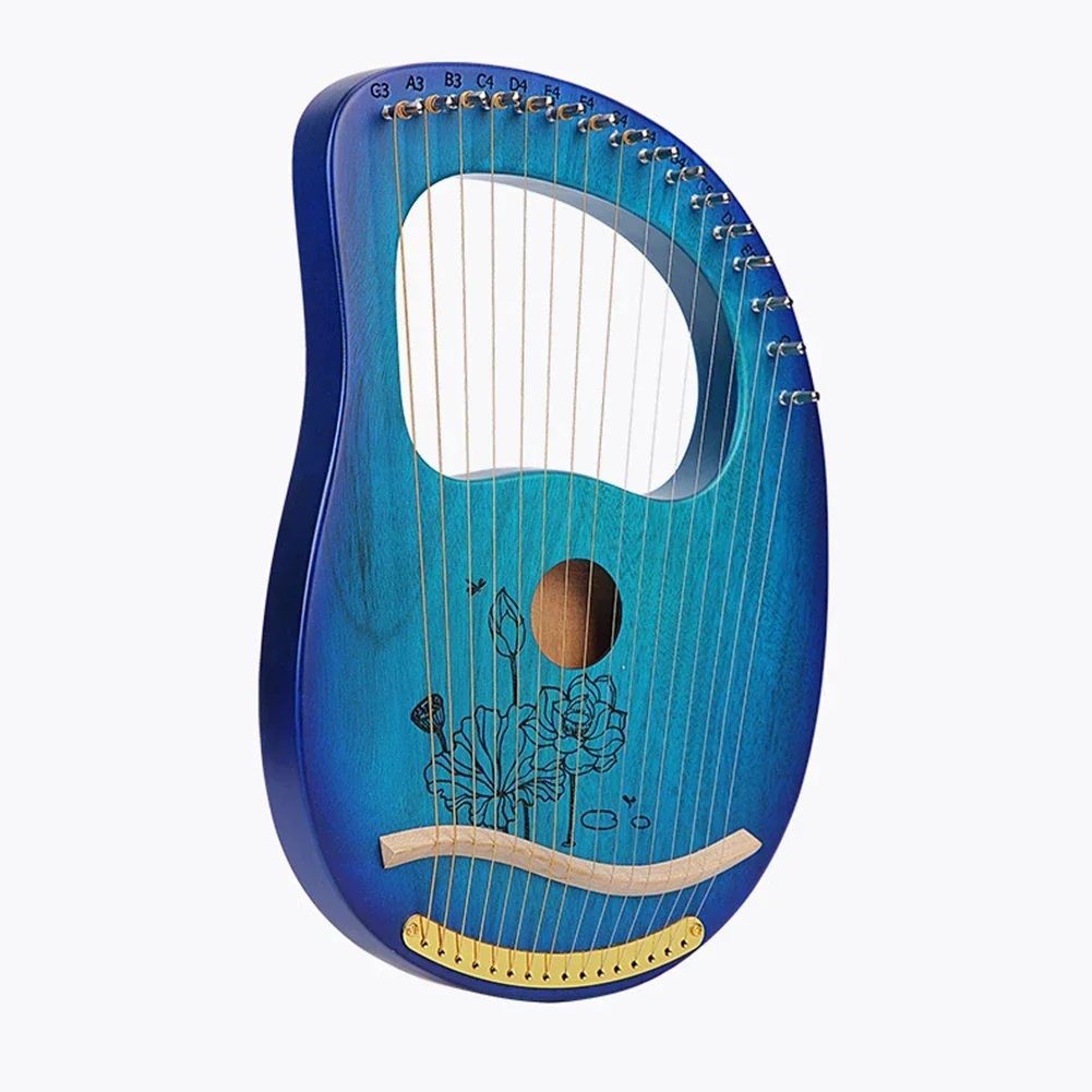 Lyre Harp Lyre Strings Outdoor Street Concert 15-24 String Brass Replacement Shiny Color Smooth Edge Beginners