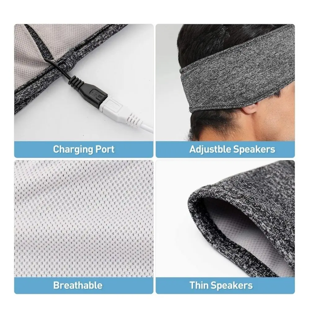 Comfortable Wireless Headband Headphones (2 Pieces)