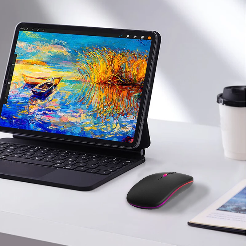 화웨이 아너 패드 X9 X8 프로용 블루투스 마우스, ELN-W09 MagicPad 13 무선 마우스, 충전식 미니 음소거 게이밍 마우스, 11.5 인치