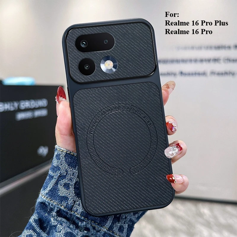Vegan Leather Magnetic Ultra-Thin Wireless Charging Case