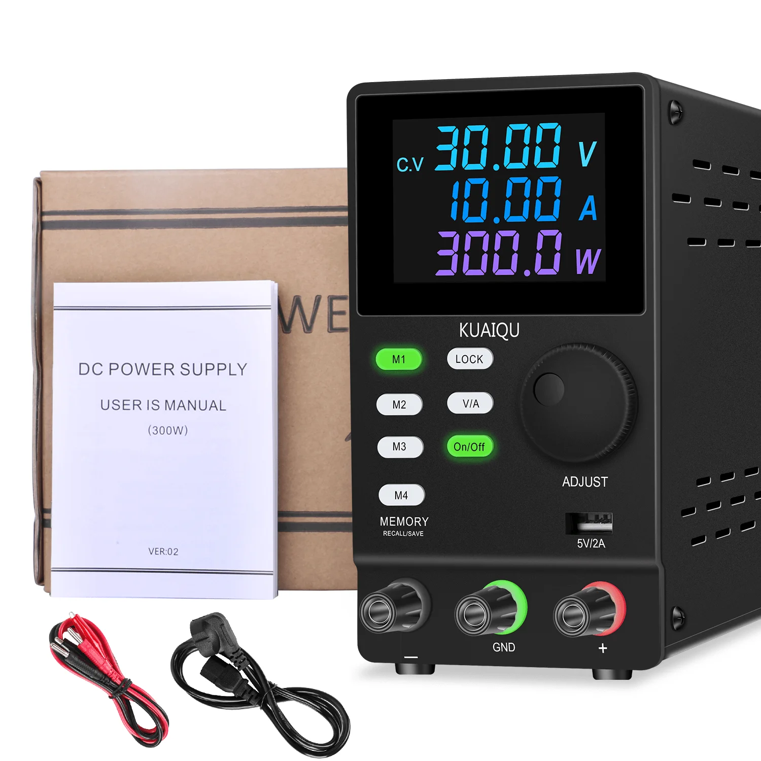 Nicepower DC Adjustable Laboratory Power Supply 30V 10A Voltage