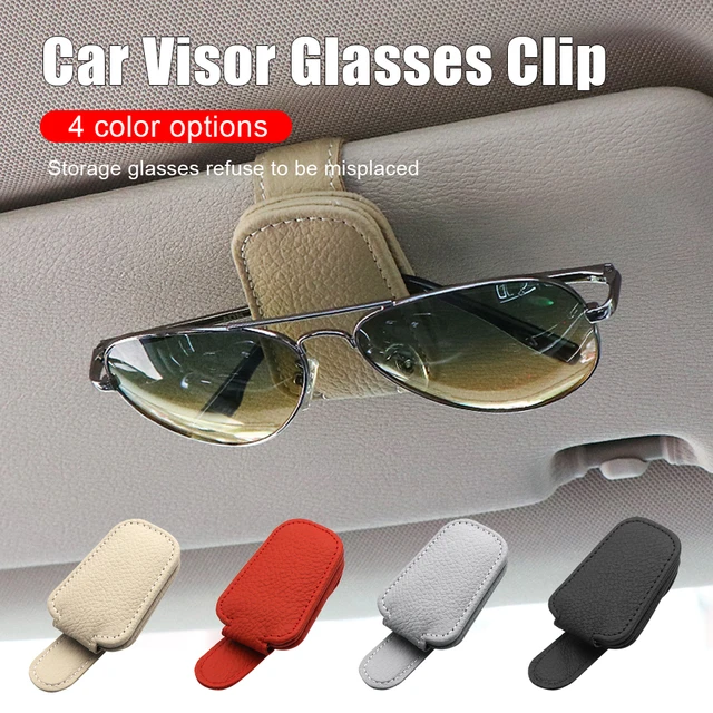 Soporte para gafas de sol de coche, accesorio de decoración para el  Interior del coche, con Clip para salpicadero - AliExpress