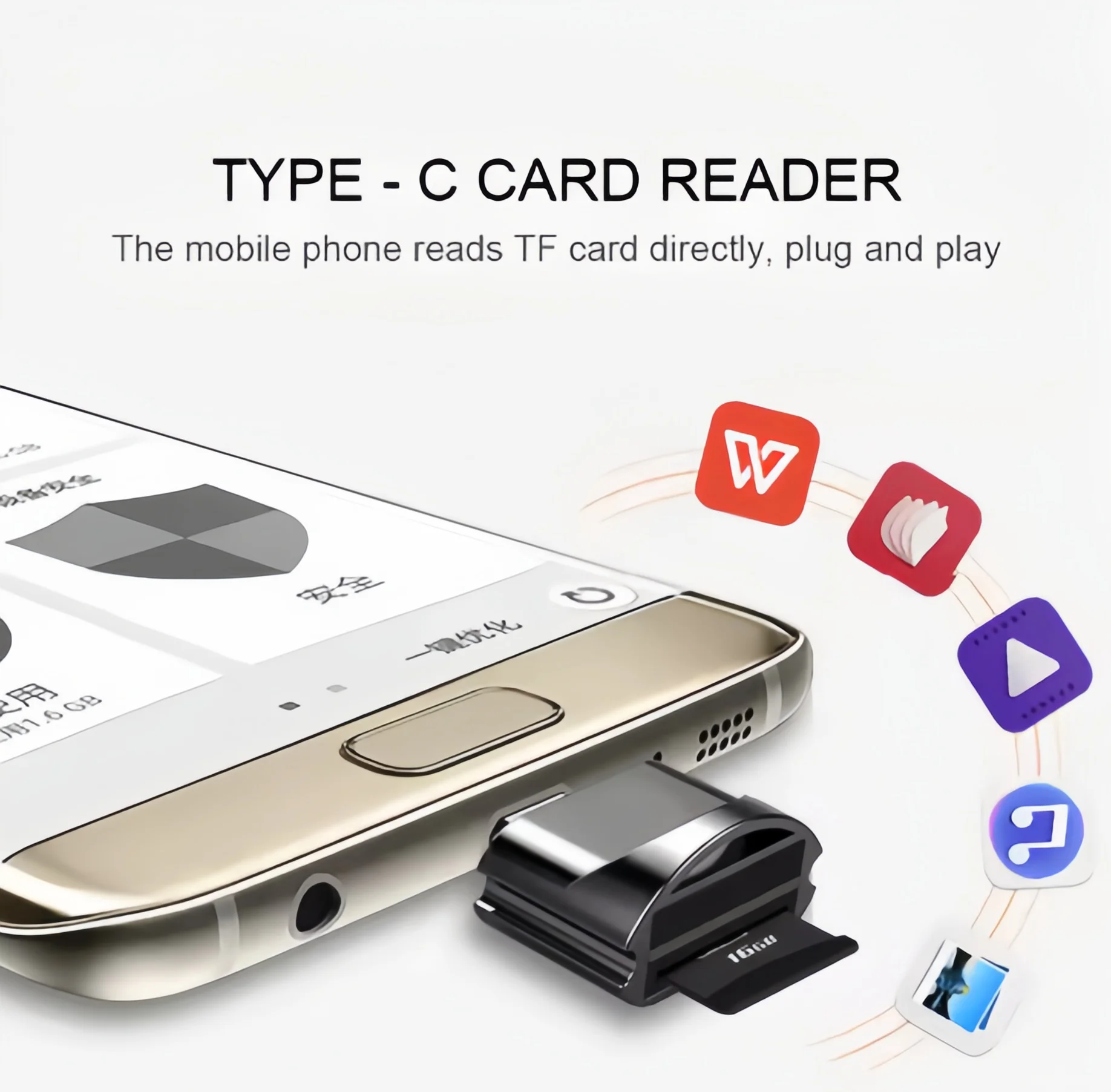 Card Reader USB 3.1 Type C Card Reader USB-C TF Micro SD OTG Adapter Type-C Memory Card Reader For Samsung Macbook Huawei LeTV