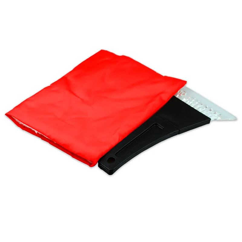Ice and Snow Shovel Plush Warm Gloves Cleaning Ice Scraper Removal Tool for Auto Window Outdoor Winter Tools Car-styling