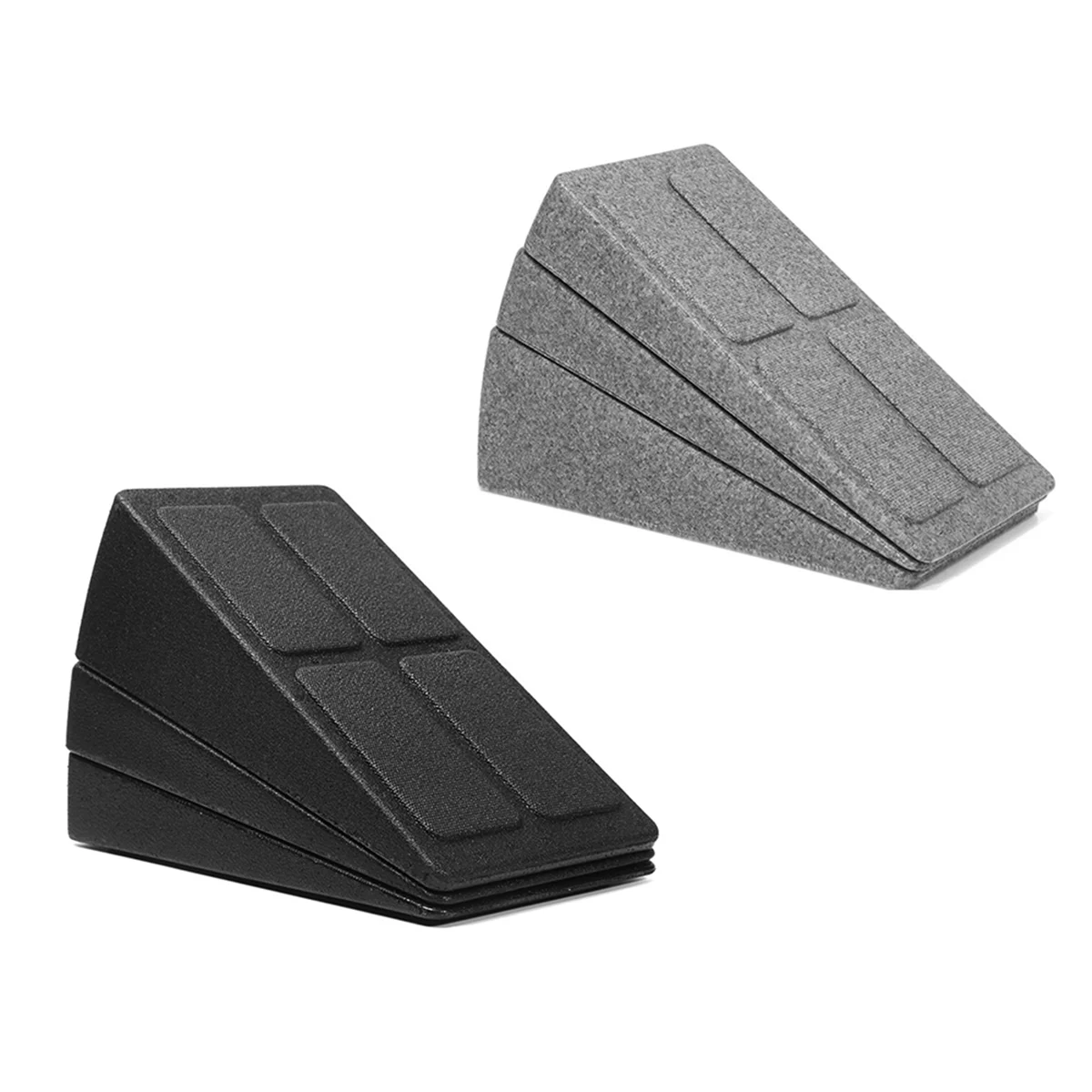 BAAU Squat Wedge Block Adjustable Non-Slip Squat Ramp Wedge Calf Stretcher Slant Board Strength for and Deadlift Gray