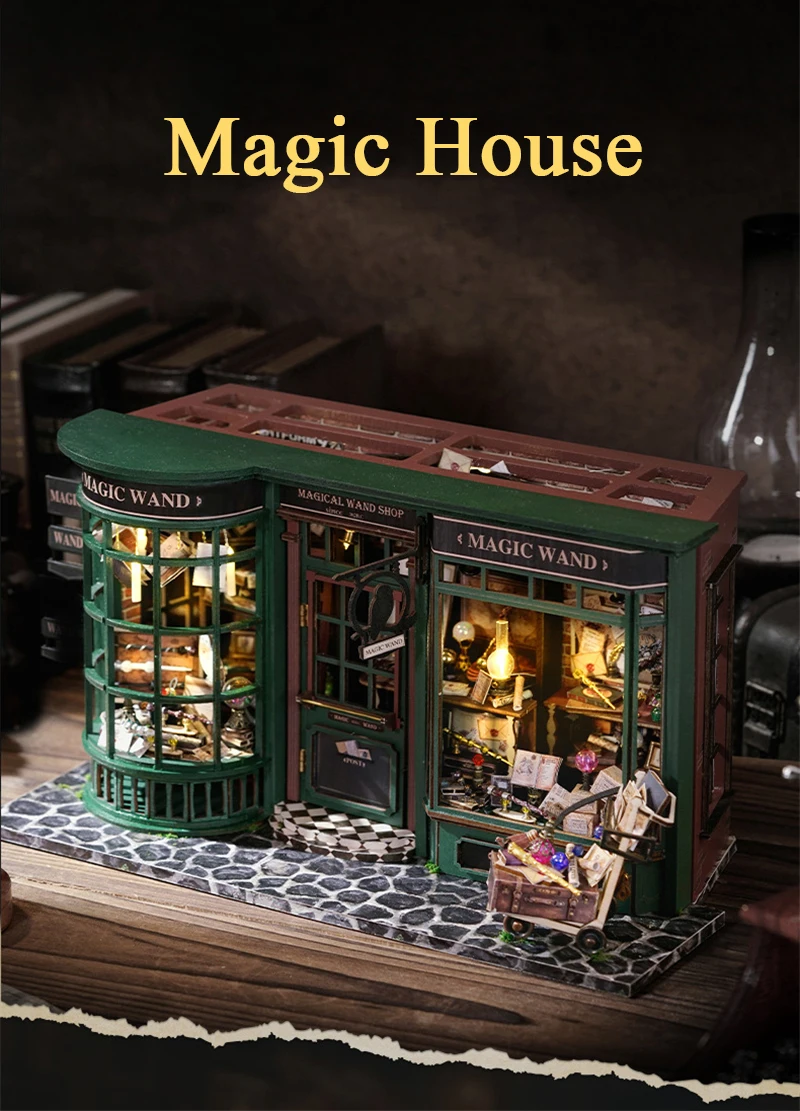 Magical Wand House F032 DIY Wooden Doll House