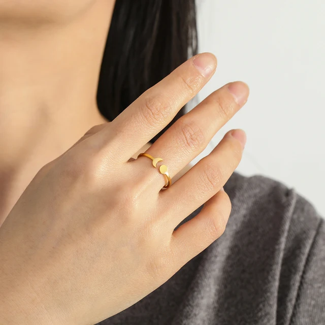 Acero Inoxidable Amazon Anillos Acero Mujer Anillos De Corazón De