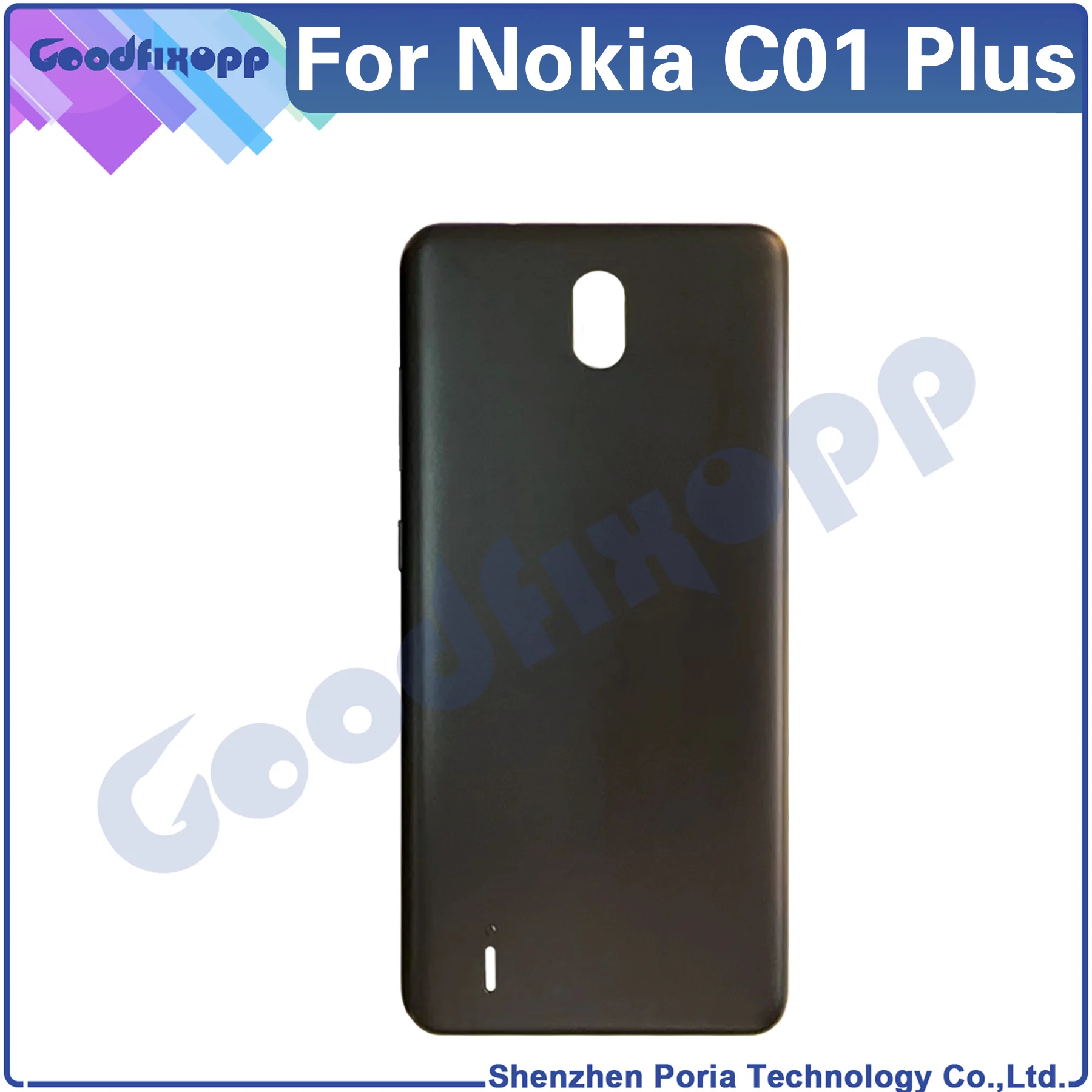 Tampa Traseira para Nokia C01 Plus Ta1383 Ta-1387 Ta-1391 Peça de Reposição Tampa da Bateria Peças de Reparo - Image 2