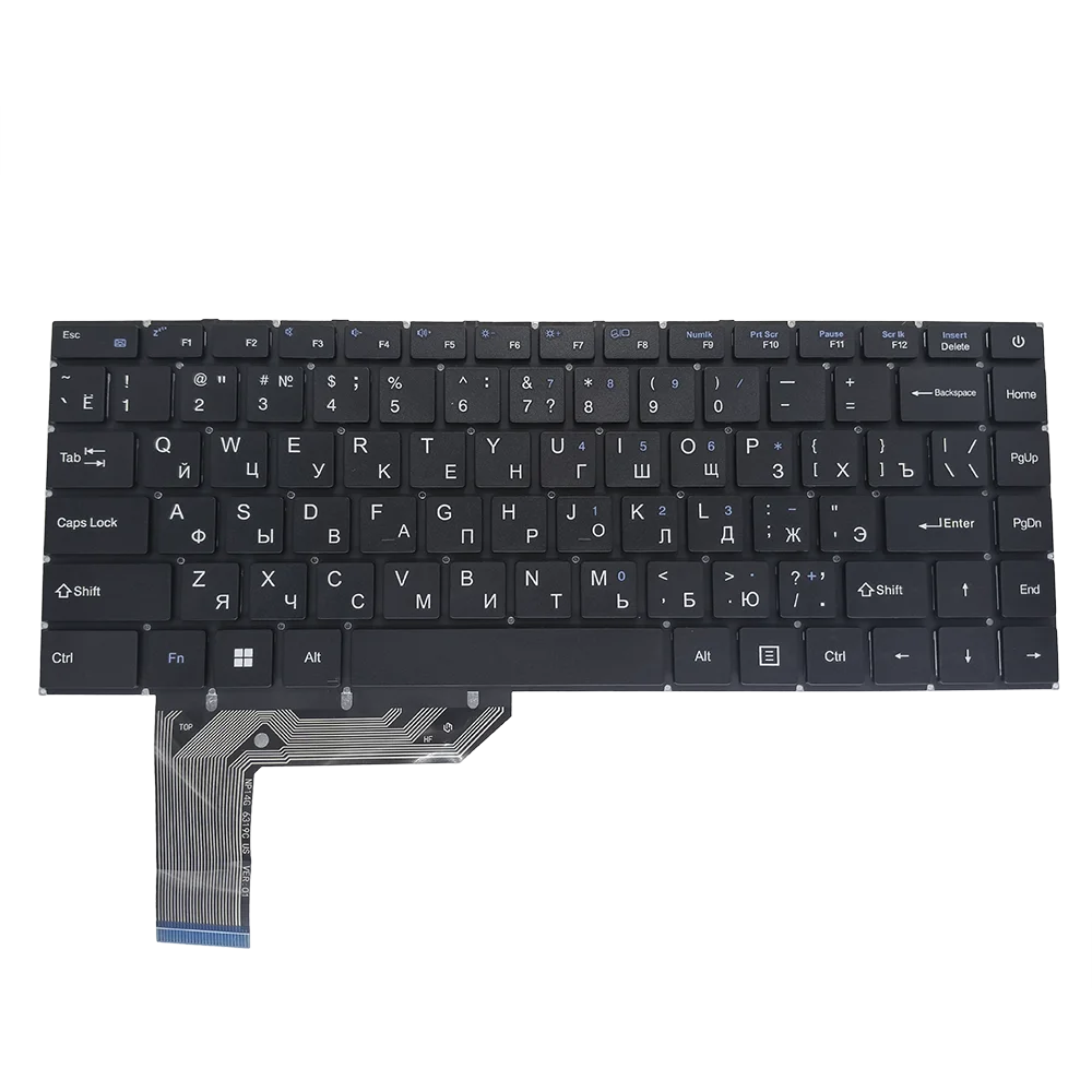 Teclado Russo ua Notebook Russo Laptop Inglês Rus Ru-en Inglês Np14g 6319c ru