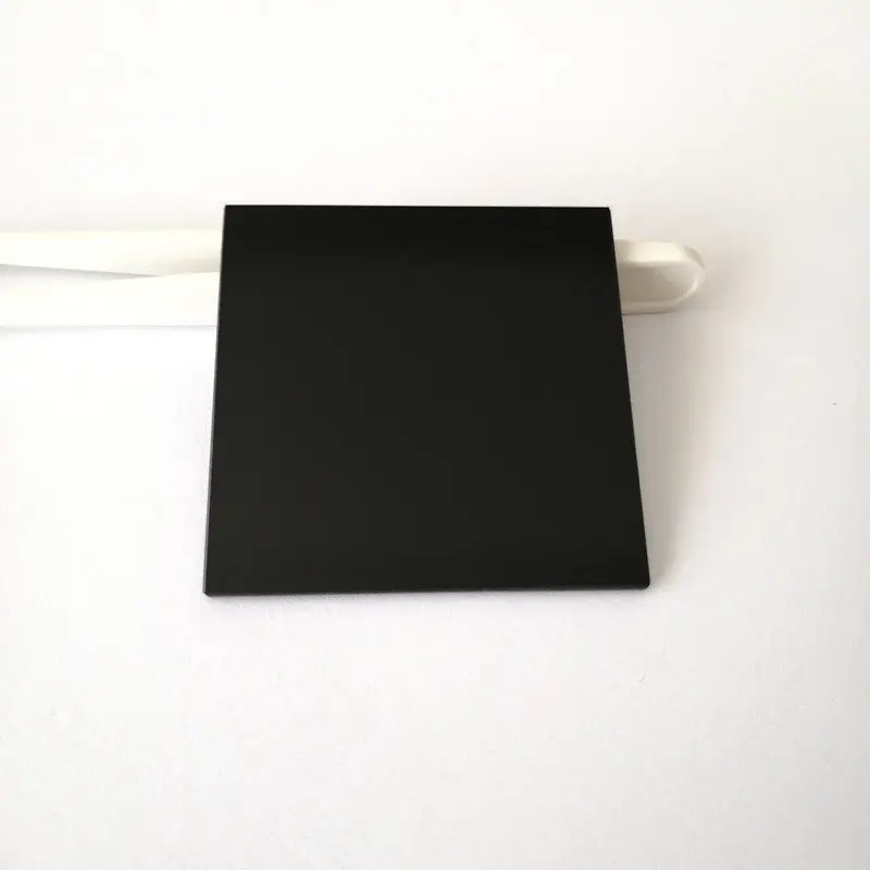 HWB800 Ir 패스 필터 RG800 검정색 유리 필터 가시광선 차단 원형 및 사각형 크기 두께 2mm/3mm