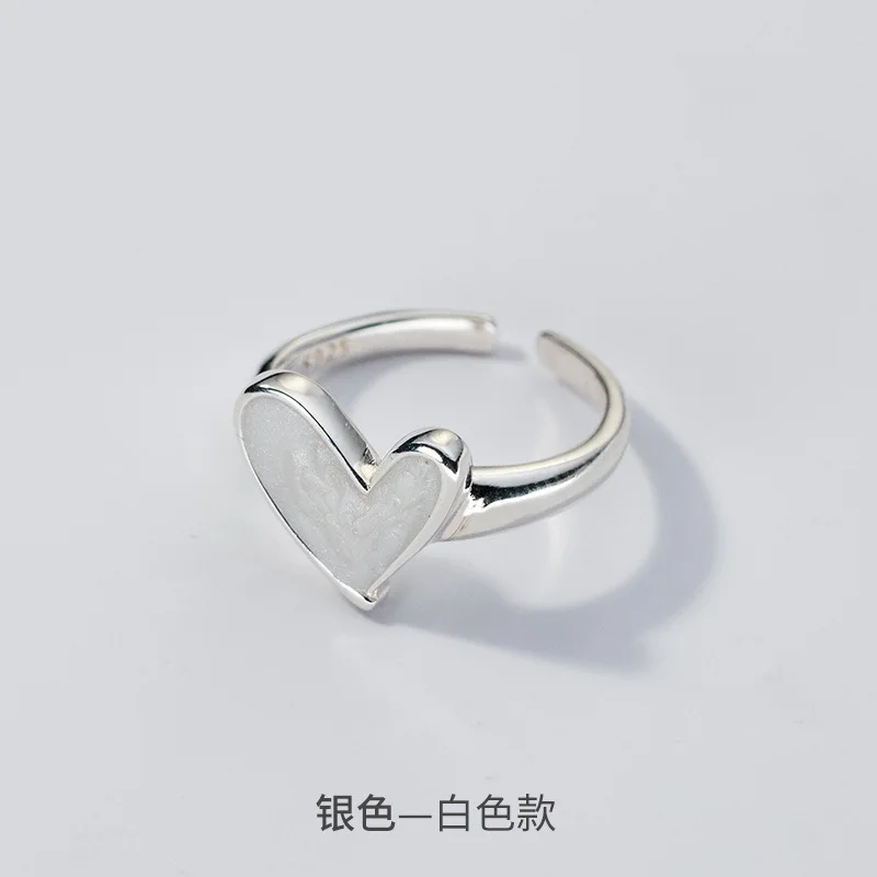 

925 Sterling Silver Heart Rings For Women Wedding Luxury Quality Jewelry Wholesale Cheap Things With Free Shipping Jewellery