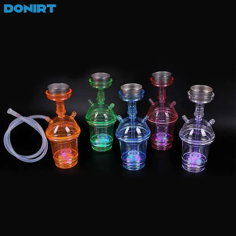 Portable Shisha Hookah Led Arabic Hookah Cup Removable Fashionable Holder Narguile Car Household In The Car